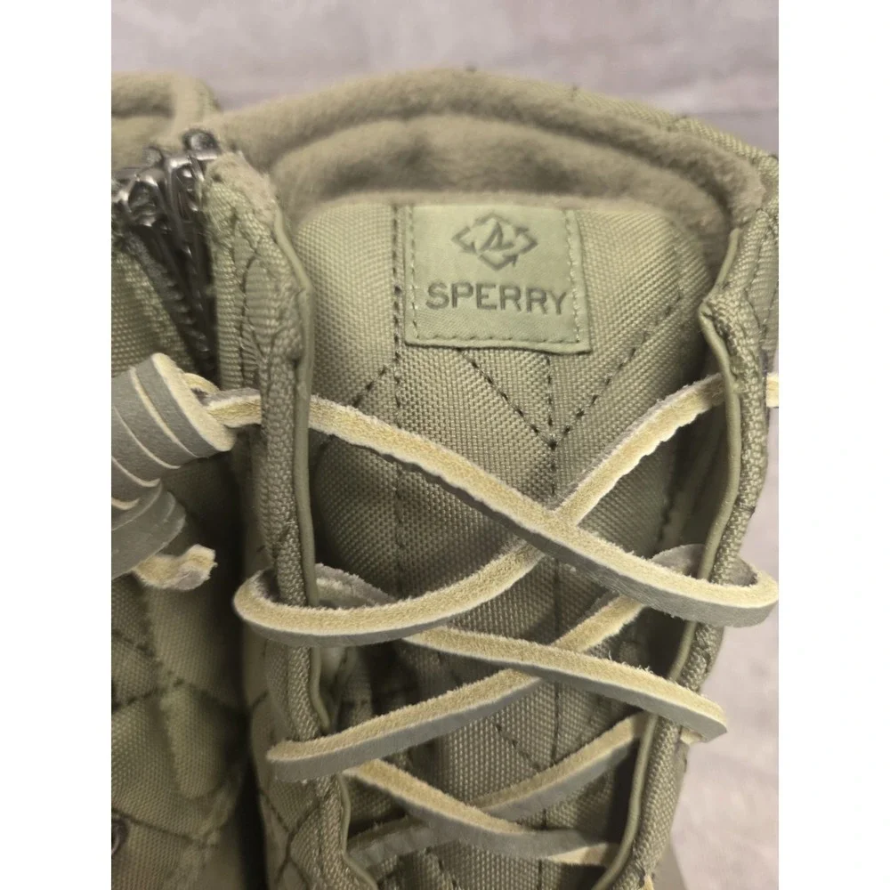 Sperry Womens-Size 8 ALL WEATHER BOOTS GREEN